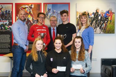 Presentations of Dohle awards to 6 IOM Athletes Ashleigh Lachenicht